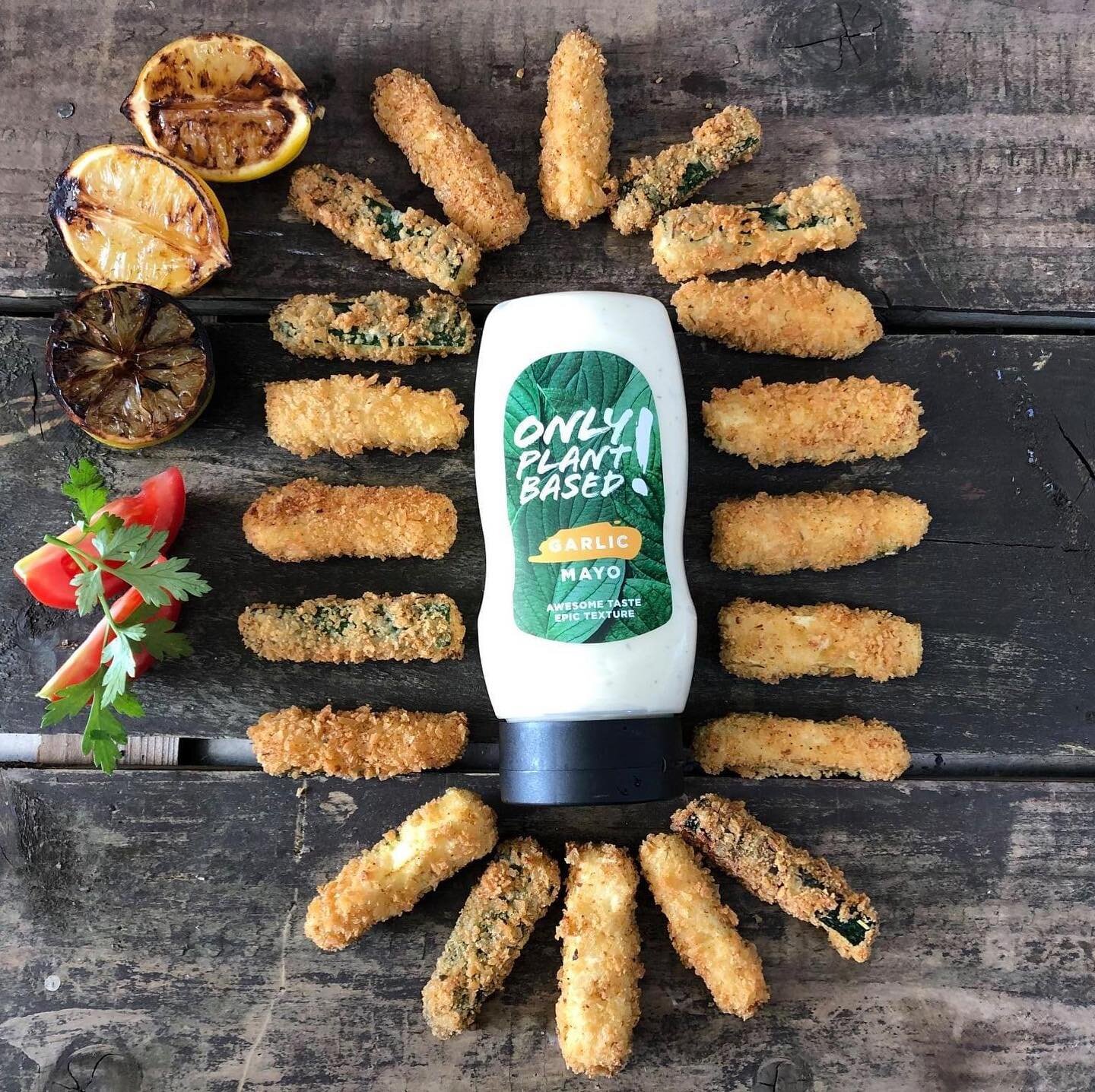 Our Garlic Mayo was made for dipping :) 

#itsonlyplantbased #plantbased #Vegan #vegetarian #garlicmayo