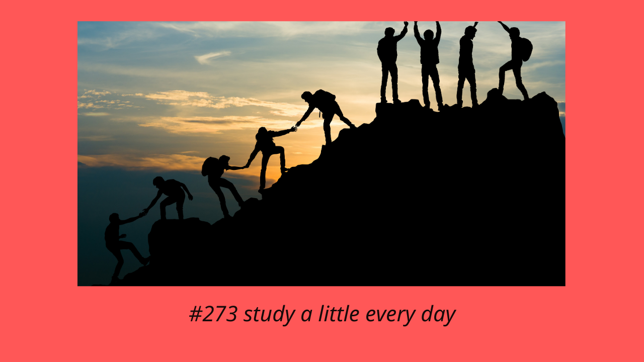 273. 毎日15分勉強すれば1年で91時間になる