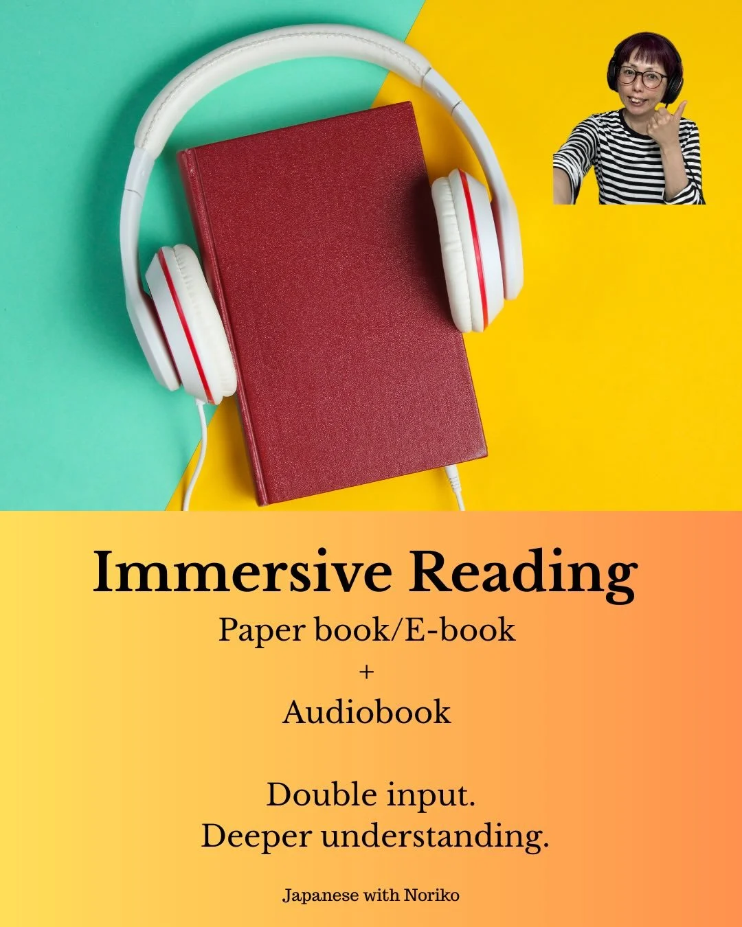🎧📚🤯Immersive Reading: A Simple Way to Deepen Your Reading Experience

Last week, I began reading When the Museum Is Closed by Emi Yagi using immersive reading &mdash; following the paper book while listening to the audiobook.

👀Eyes on the page. 