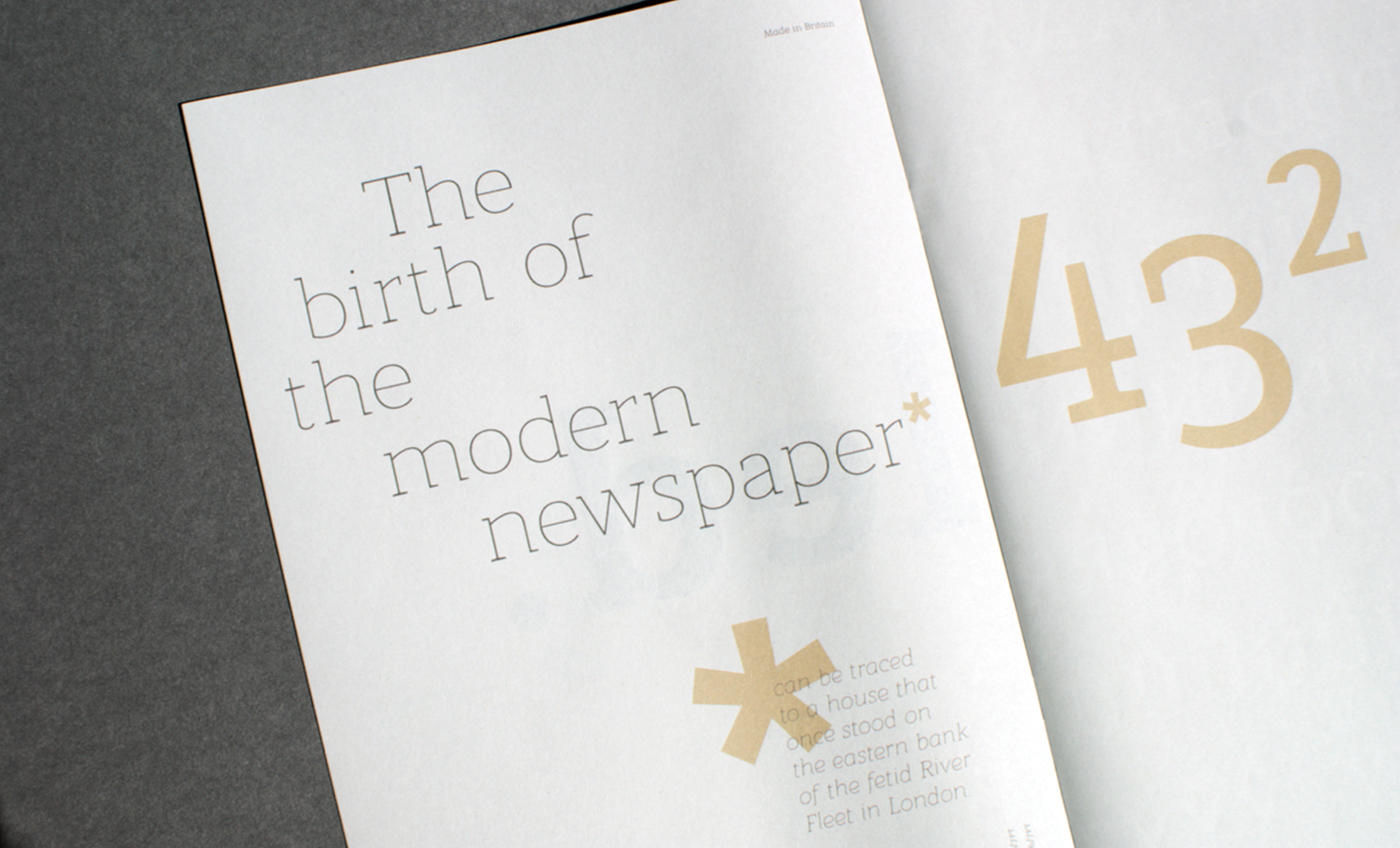 Fonts In Use - Type Specimen (Newspaper Print).