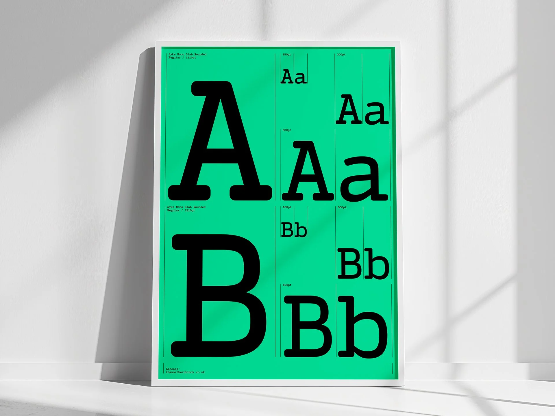 Syke Mono Slab Rounded font by The Northern Block