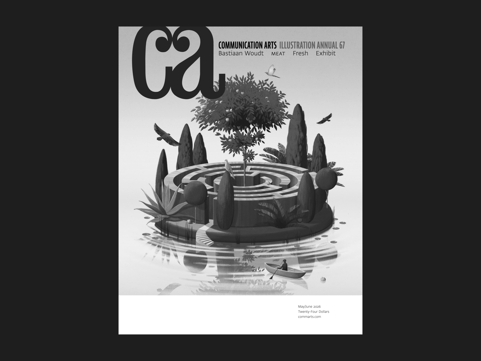 Selestin typeface, by The Northern Block type foundry, has been featured in the Communication Arts Illustration Annual 67.