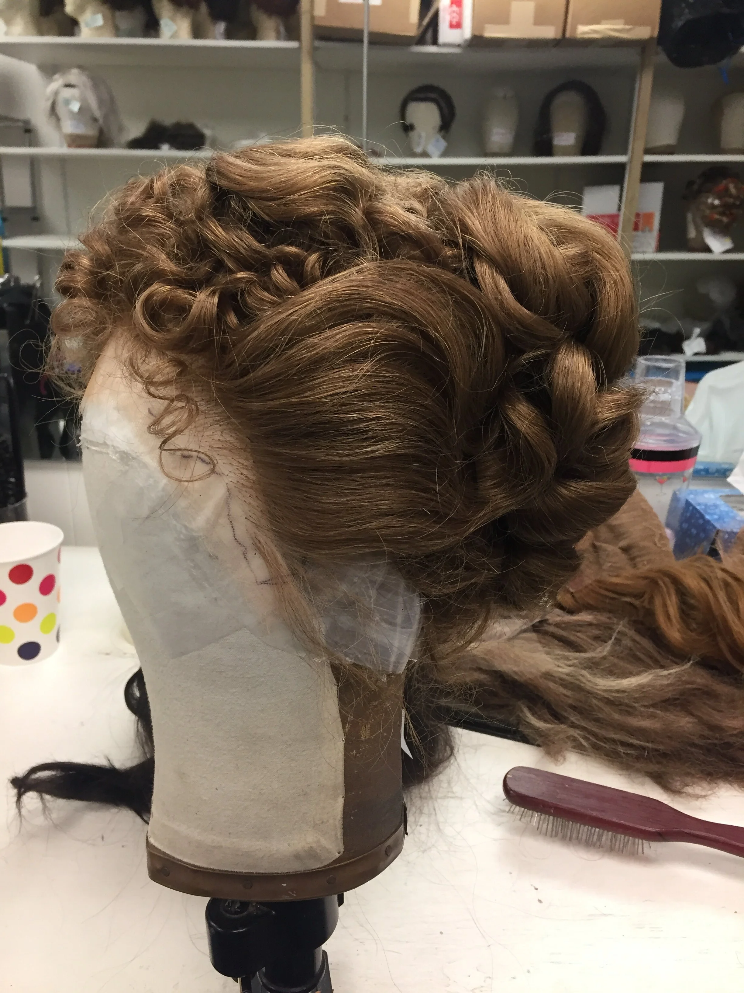 Period hairstyling (without hat)