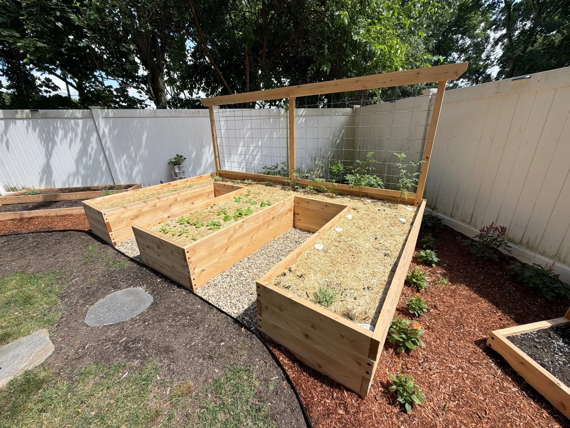 Reimagined Roots Custom Cedar Raised Garden Bed Portfolio | Central Massachusetts