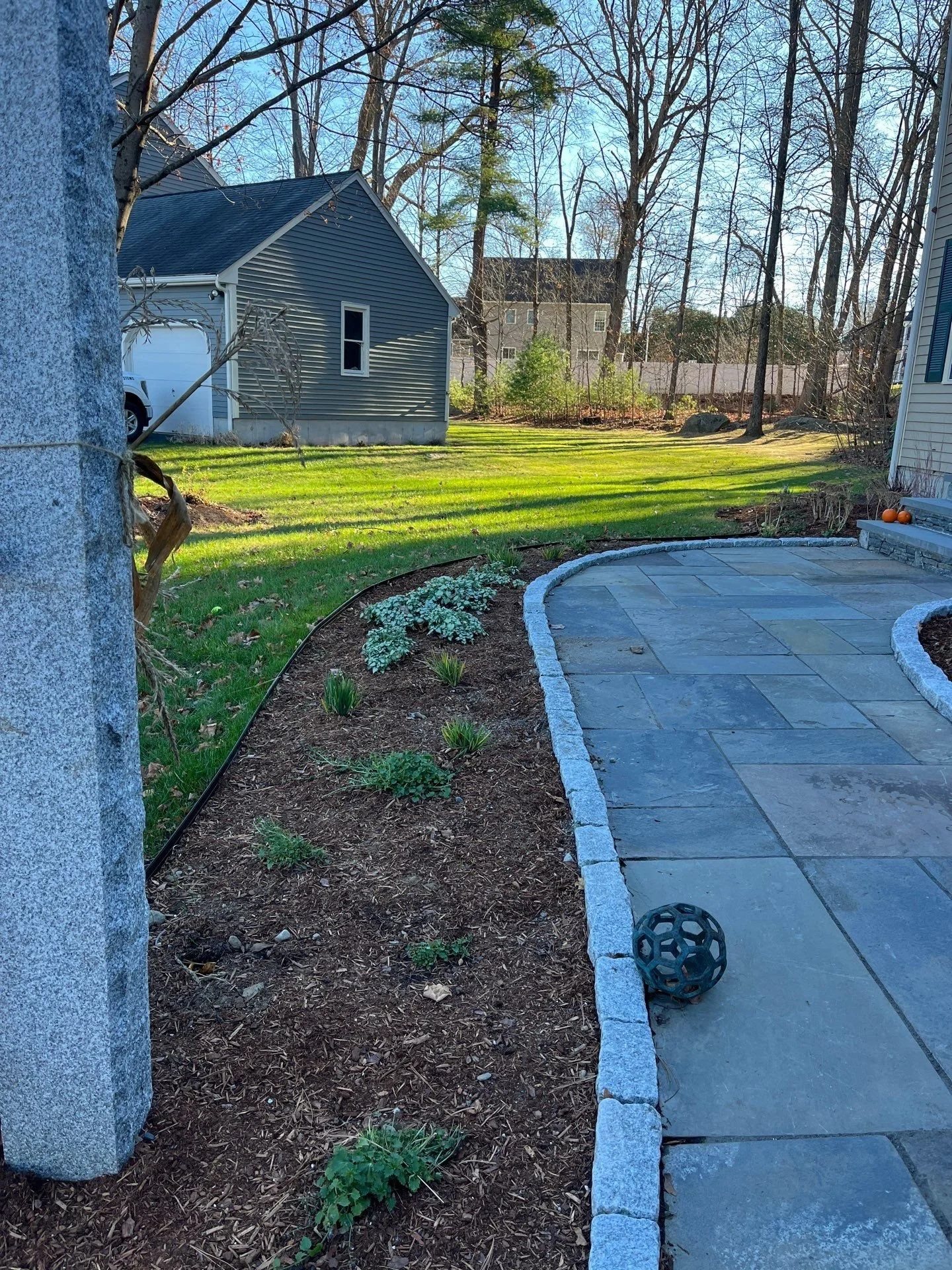 Hardscaping Native Garden South Grafton MA 03.jpg
