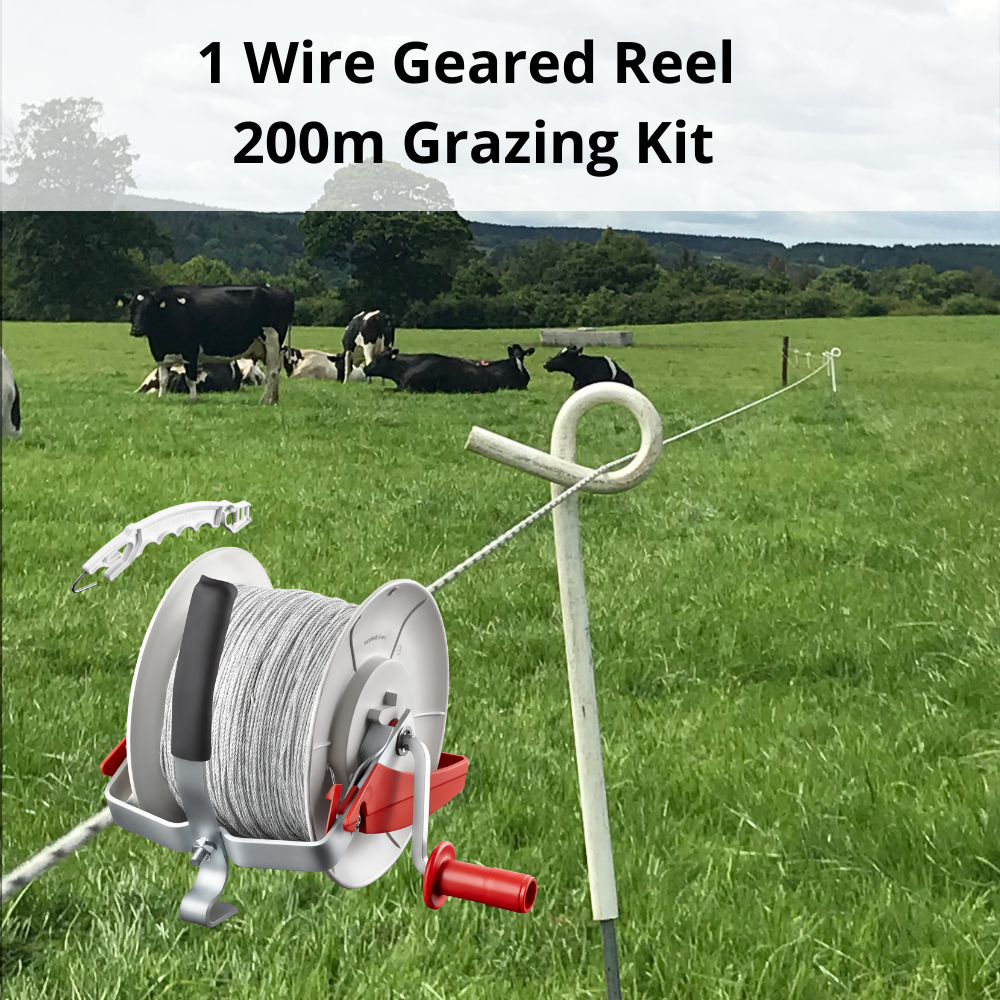 Cattle Grazing Kit - 200m Temporary Electric Fencing — Progressive Farming  Company