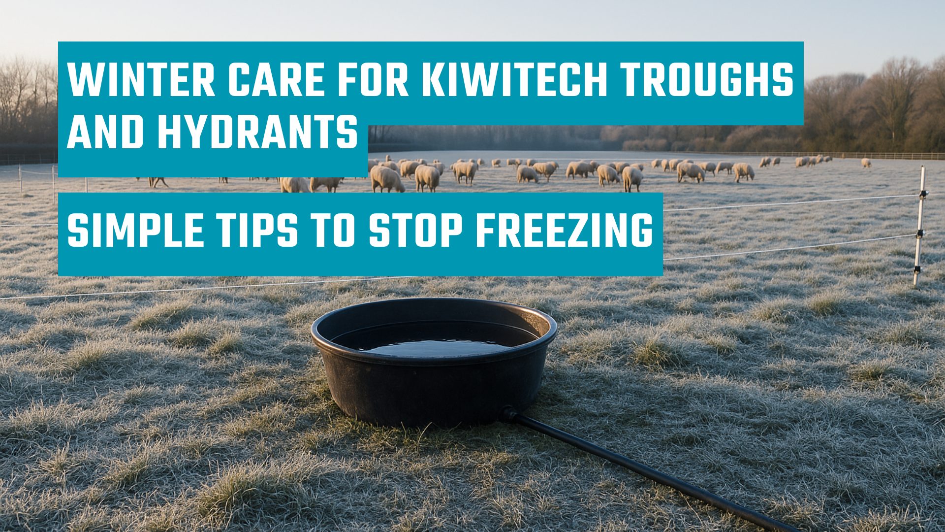 Winter Care for Kiwitech Troughs and Hydrants: Simple Tips to Stop Freezing