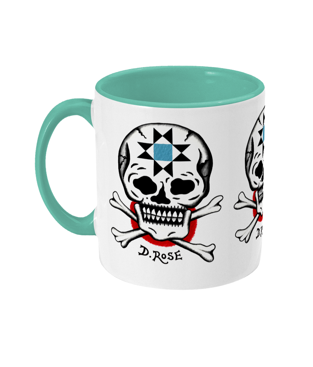 Skull Two Toned Mug