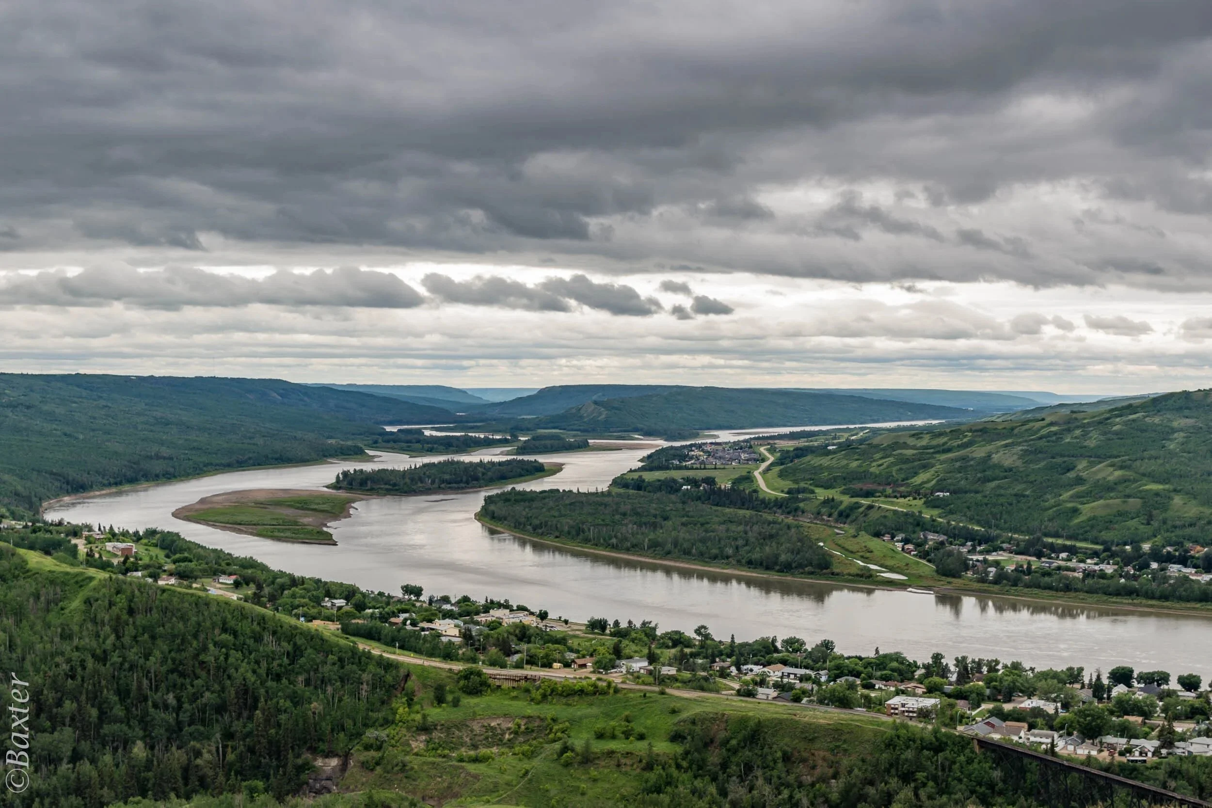 Peace River, Alberta - Where three rivers meet