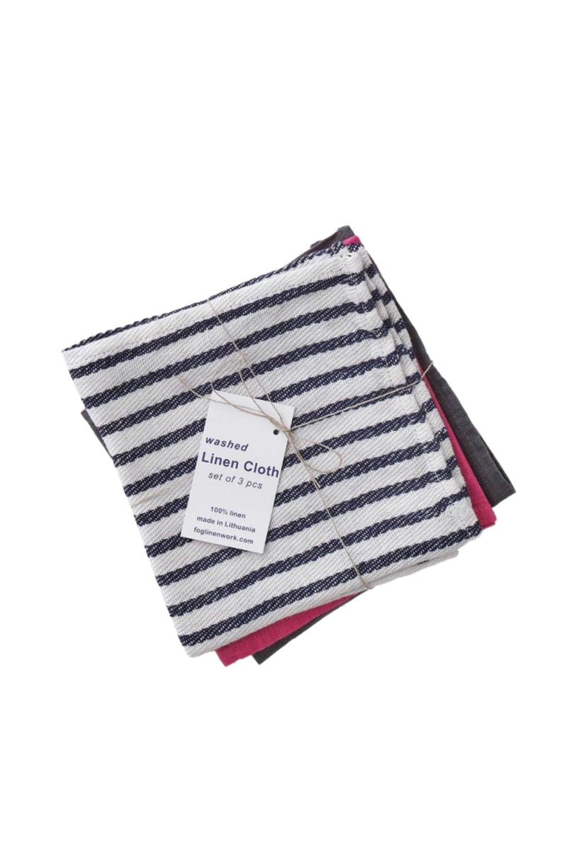 Fog Linen cloth 3 piece assorted set: set B