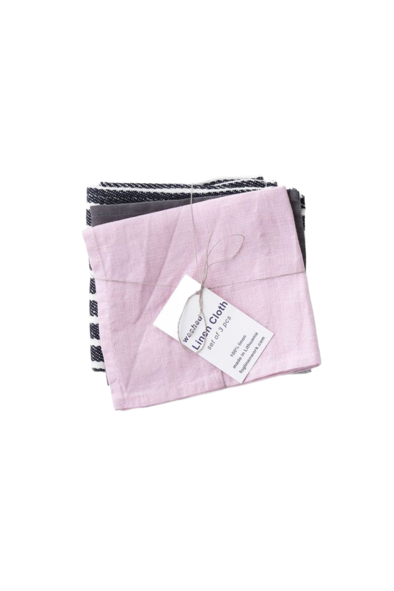 Fog Linen cloth 3 piece assorted set: set A