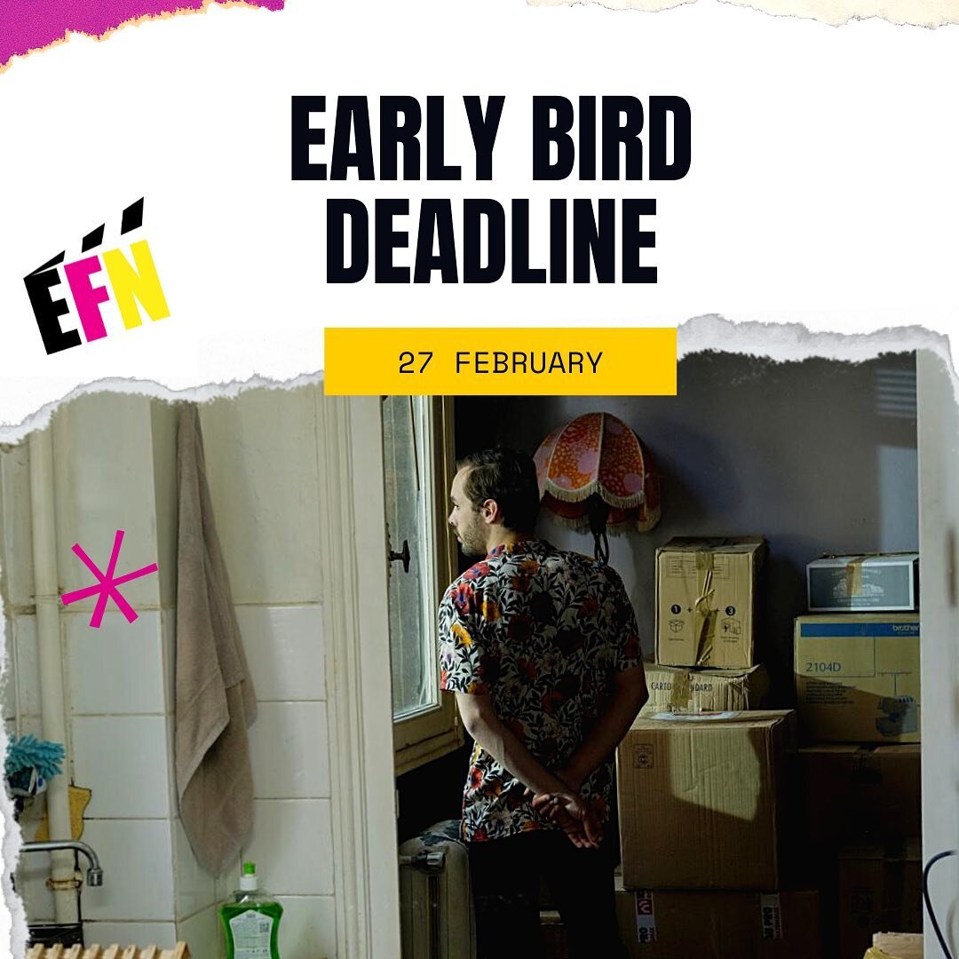 Our Early Bird deadline is tomorrow! 😵💥

We want to see your all - be it drama, horror, comedy, animation or documentary! 

The Early Bird deadline recognizes how submission fees often stand in front of great films getting the big audiences they de