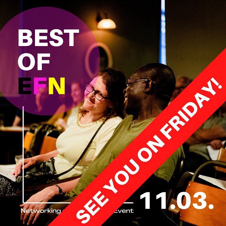🌹 Happy International Women's day to all! 🌹

We would like to remind you that our 'Best of EFN' Screening and Networking Event IS happening THIS FRIDAY 11th March!

** For everyone who booked a ticket for the earlier February date &ndash; your tick