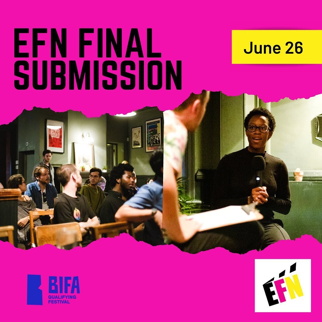 EFN&rsquo;s final submission deadline is on June 26th 🤘 That means you have until the end of this week to get your film in!

Award winners will have the chance to&hellip;
🎬 Screen their film at @thegardencinema 
🎬 Be interviewed by myladrama and f
