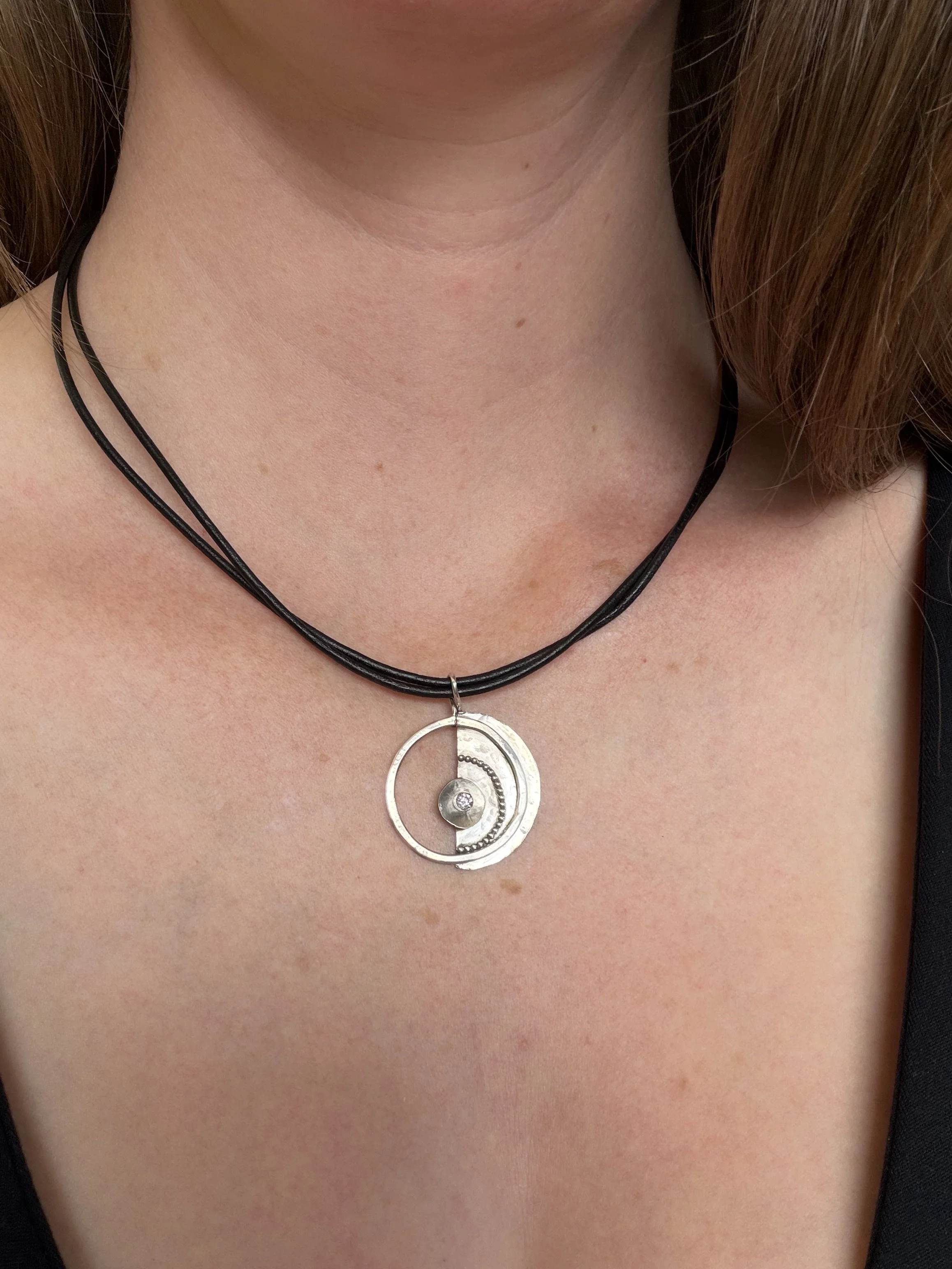 Modern Hoop Necklace