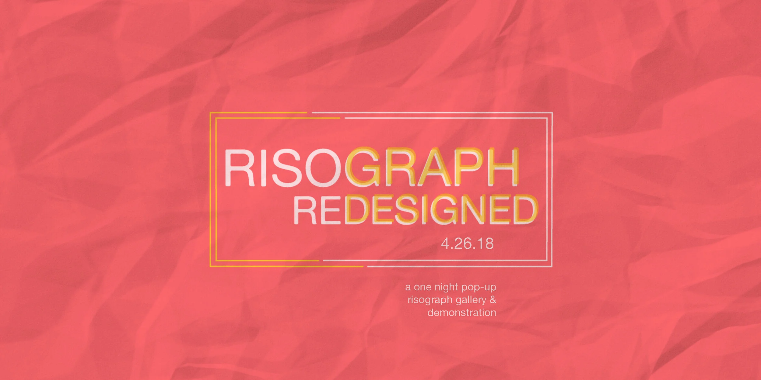 Risograph: Redesigned