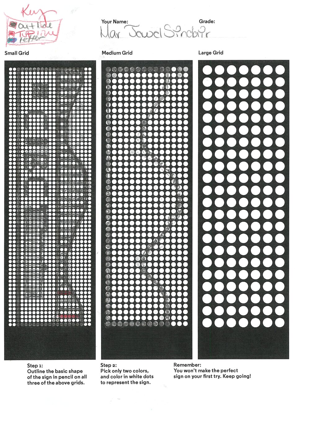  Student draft designs for CIBC Theatre on grids of circles.  