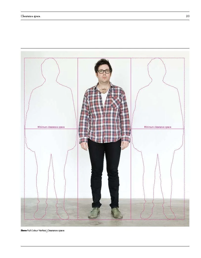 Page 20 of Christopher Doyle’s Identity Guidelines, 2008.