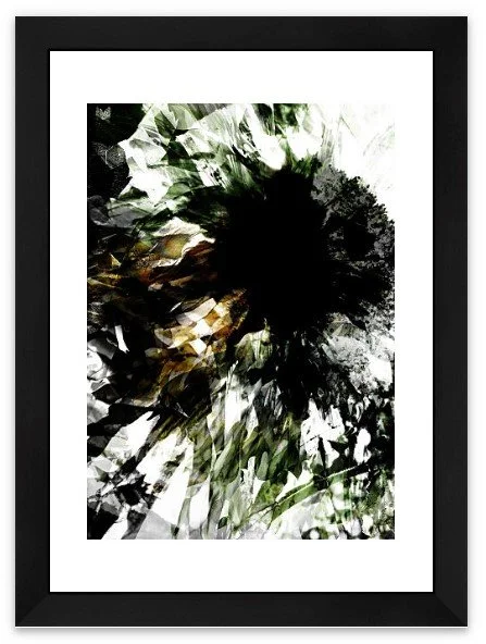 Sunflower Abstract A3 BLK FRAME.jpg
