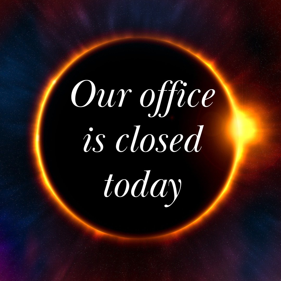 🌞✨ Our Office is Closed Today ✨🌒

Hello everyone! 🌟 Due to the solar eclipse, we will be closed today. We'll be back tomorrow! If you have any questions, reach out to us. Thank you! 🌿
.
.
.
.
#oswegony #oswego #oswegocounty #oswegocountyny #cny #