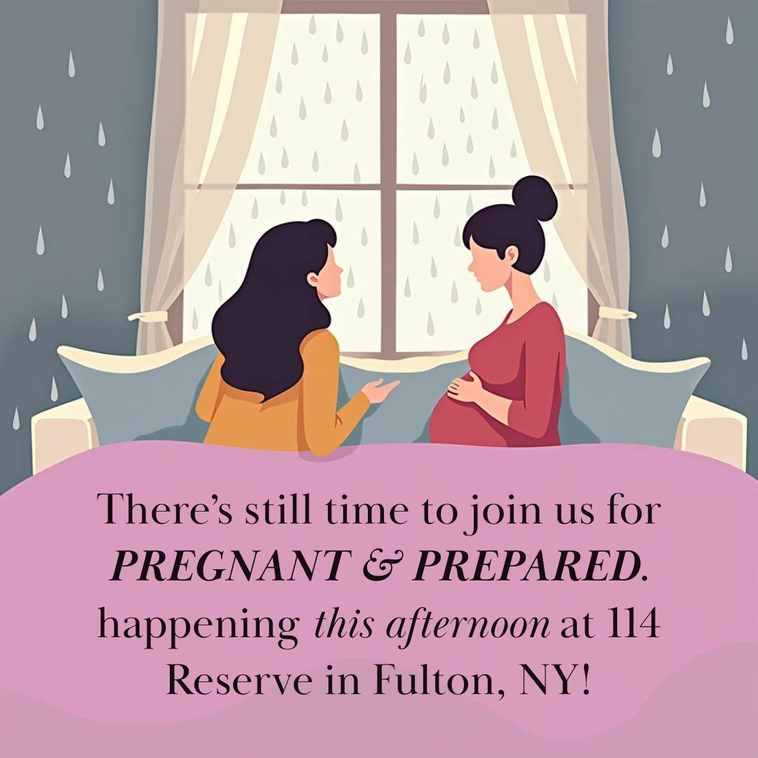 🌧️ It&rsquo;s a gloomy, rainy day&hellip; but what better way to spend it than being pampered, supported, and surrounded by other amazing moms-to-be? 💛

There&rsquo;s still time to join us for Pregnant &amp; Prepared: A Wellness Event &mdash;happen