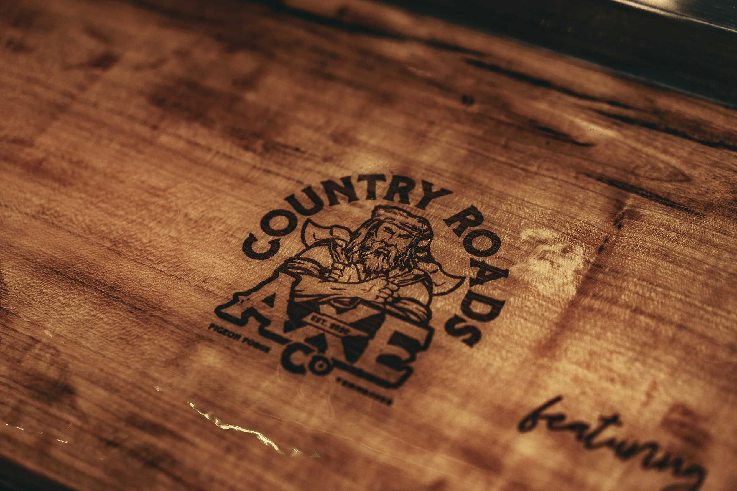 Country Roads Axe Co. Featuring West By God Coalfired Pizza State of