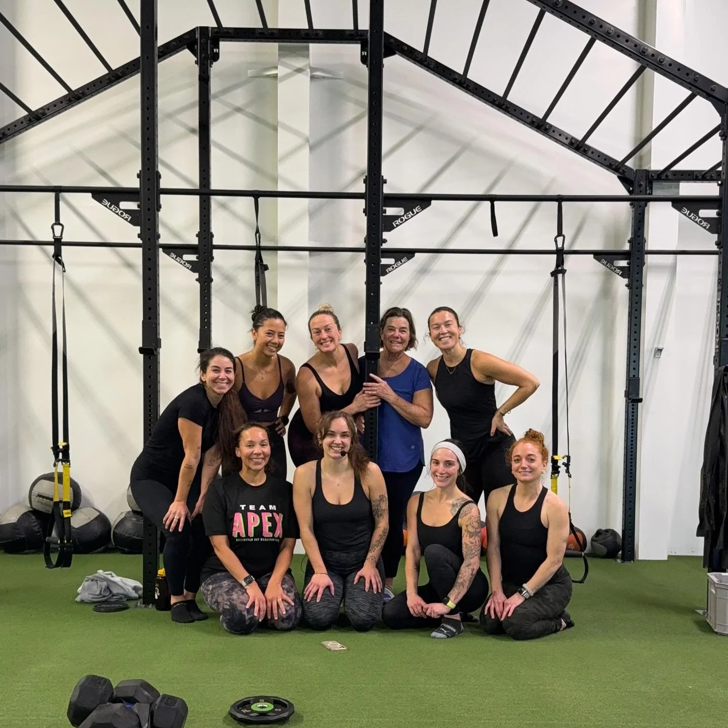 Fun training day at Apex. Thanks for the sweat @madasylvan and make sure to sign up for her class Saturday. It’s a burner ๐ฅ