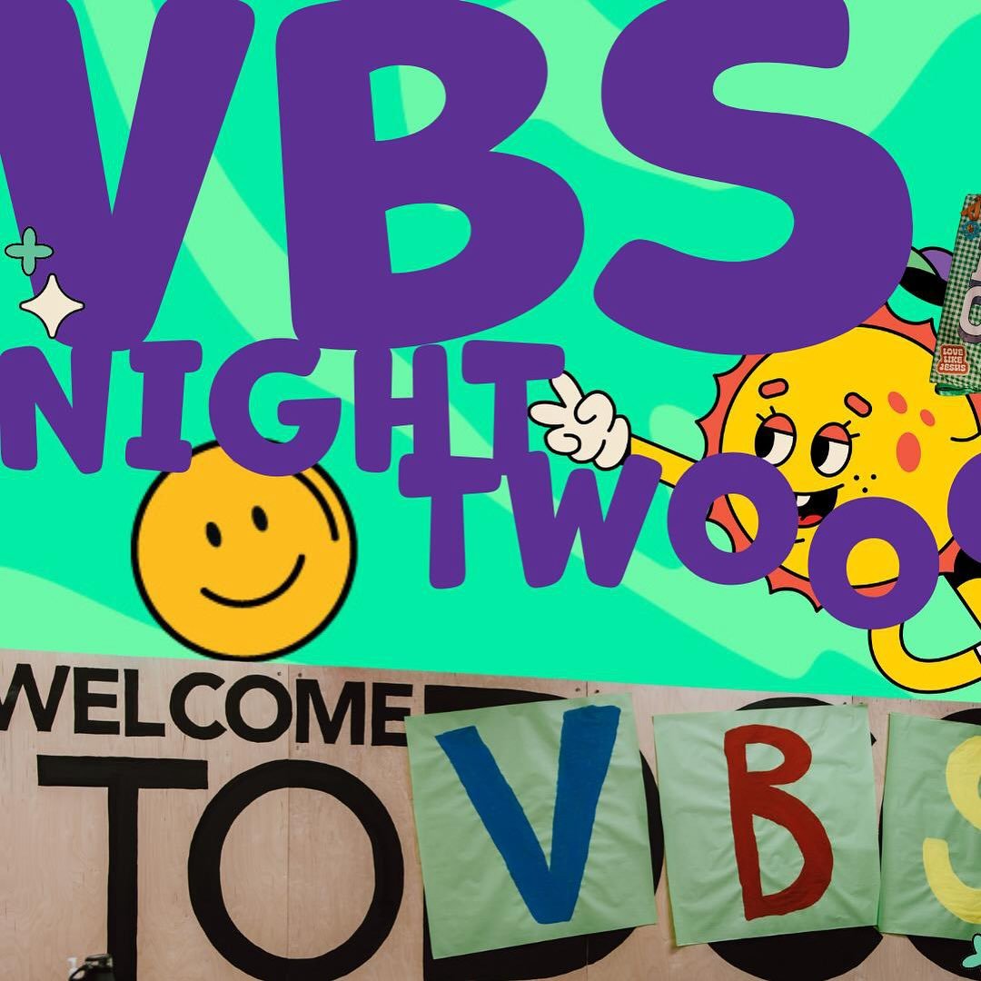 VBS NIGHT TWO ✅
We had SO much fun last night learning about being kind to one another! We can’t wait to get started TONIGHT for night three learning about how we can forgive one another through Jesus’ story and the ultimate sacrifice He