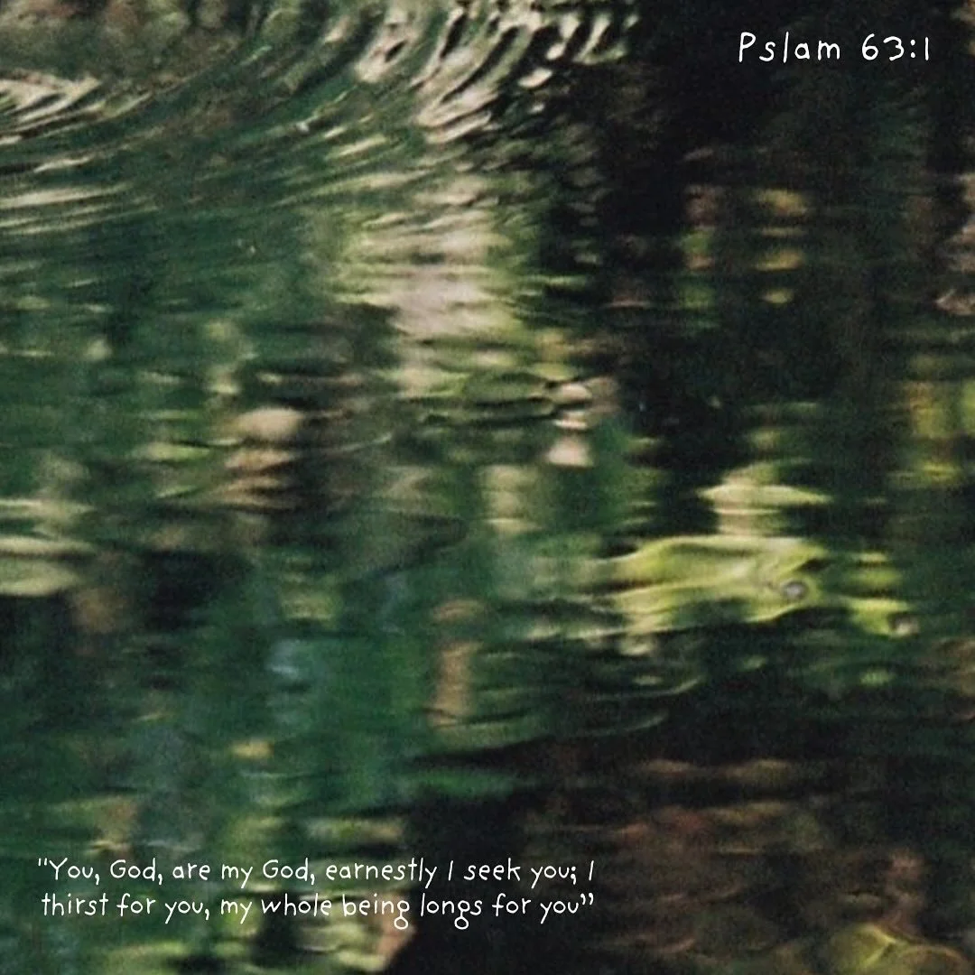 We long for you. Our souls thirst for you Father.