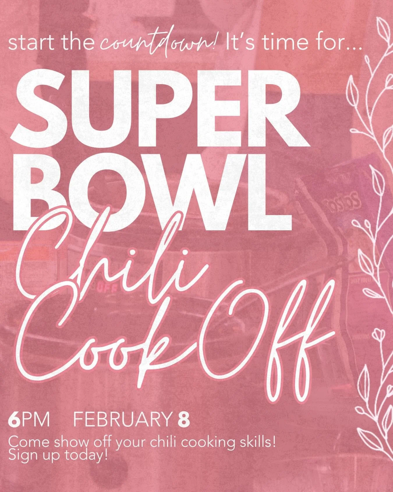 ITS BACK!! Sign ups for this years Chili Cook Off are OPEN!! Are you brave enough to show off your chili skills? This could be YOUR YEAR! Sign up through the link in our bio today!