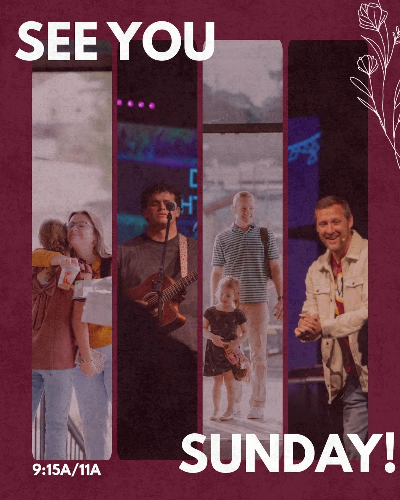 Every Sunday is somebody&rsquo;s Sunday to hear the gospel for the first time in a long time or for the very first time.

Invite someone to church today!🙌🏼
See you at 9:15A or 11A