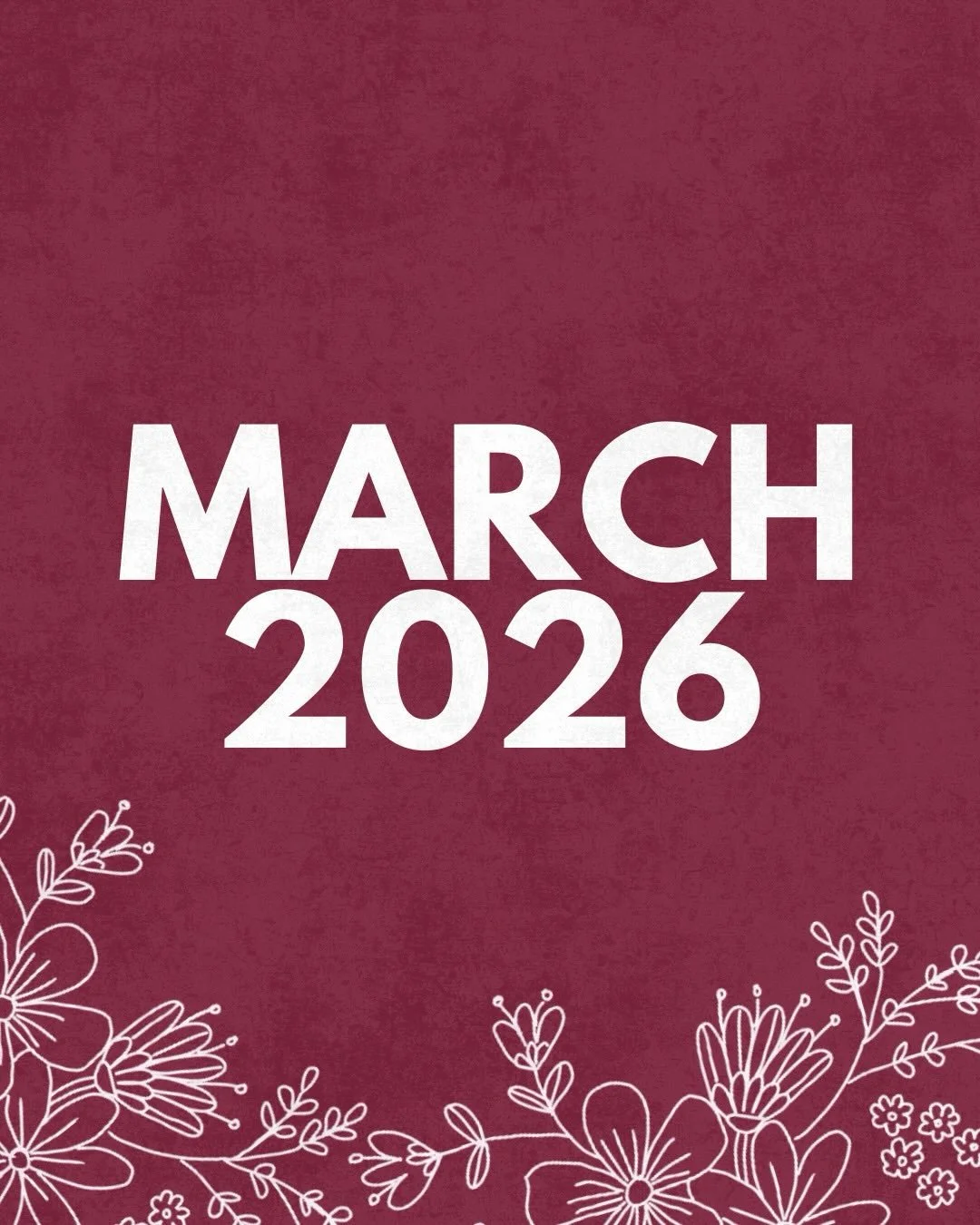 Happy March, DCC! Check out what&rsquo;s going on this month!