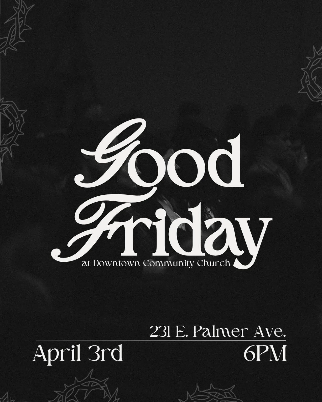 TOMORROW || 6PM

We sit and reflect on the reality that Jesus had to die to pay the penalty for our sins.

Family Church | Activity bags will be provided!