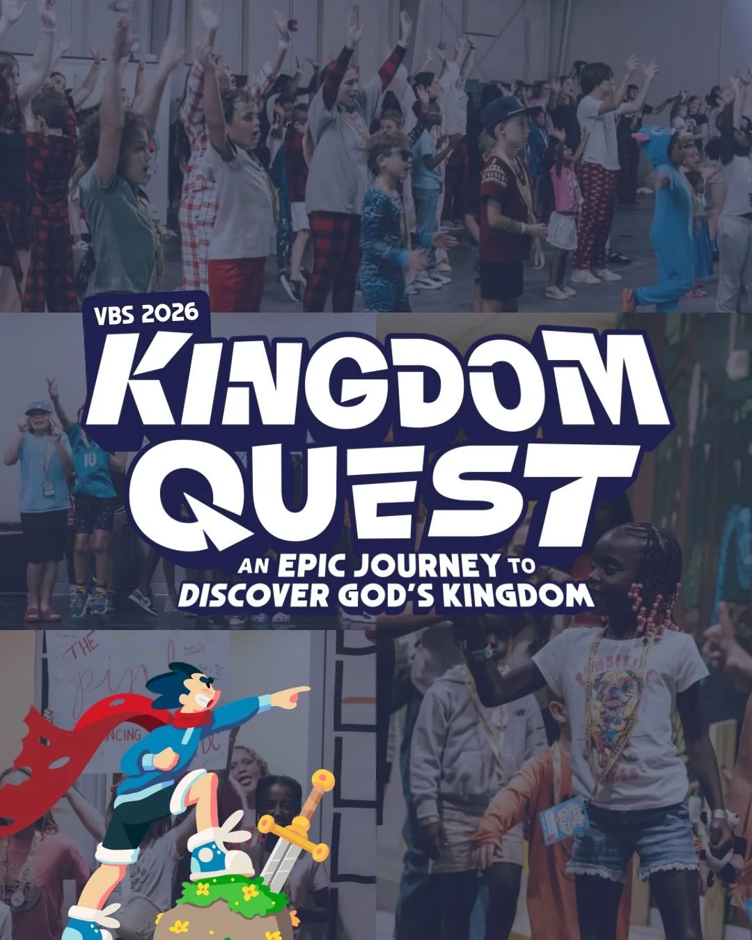 ONE MONTH UNTIL THE BEST. WEEK. EVER!

VBS 2026 is only one month away! We can&rsquo;t wait to have fun, dance, and learn about Jesus together! Use the link in our bio to sign up if you have a rising kindergartener through sixth grader. If not, we ha