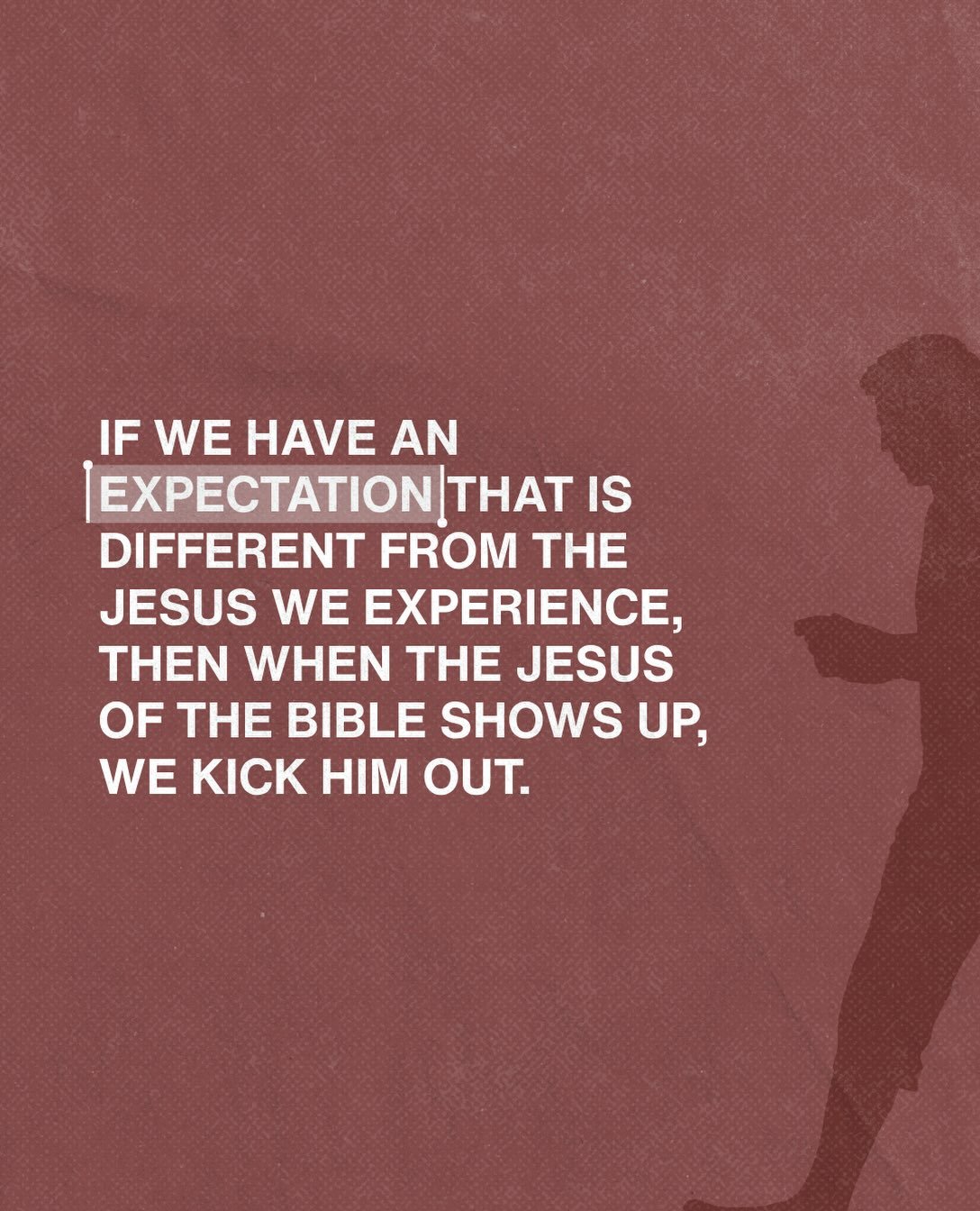 This past Sunday, Pastor Ben taught on the different expectations we have of Jesus and what those can mean for us when we&rsquo;re following Him. Swipe for some questions to reflect on!➡️➡️

Missed Sunday? Find the podcast on all podcasting platforms
