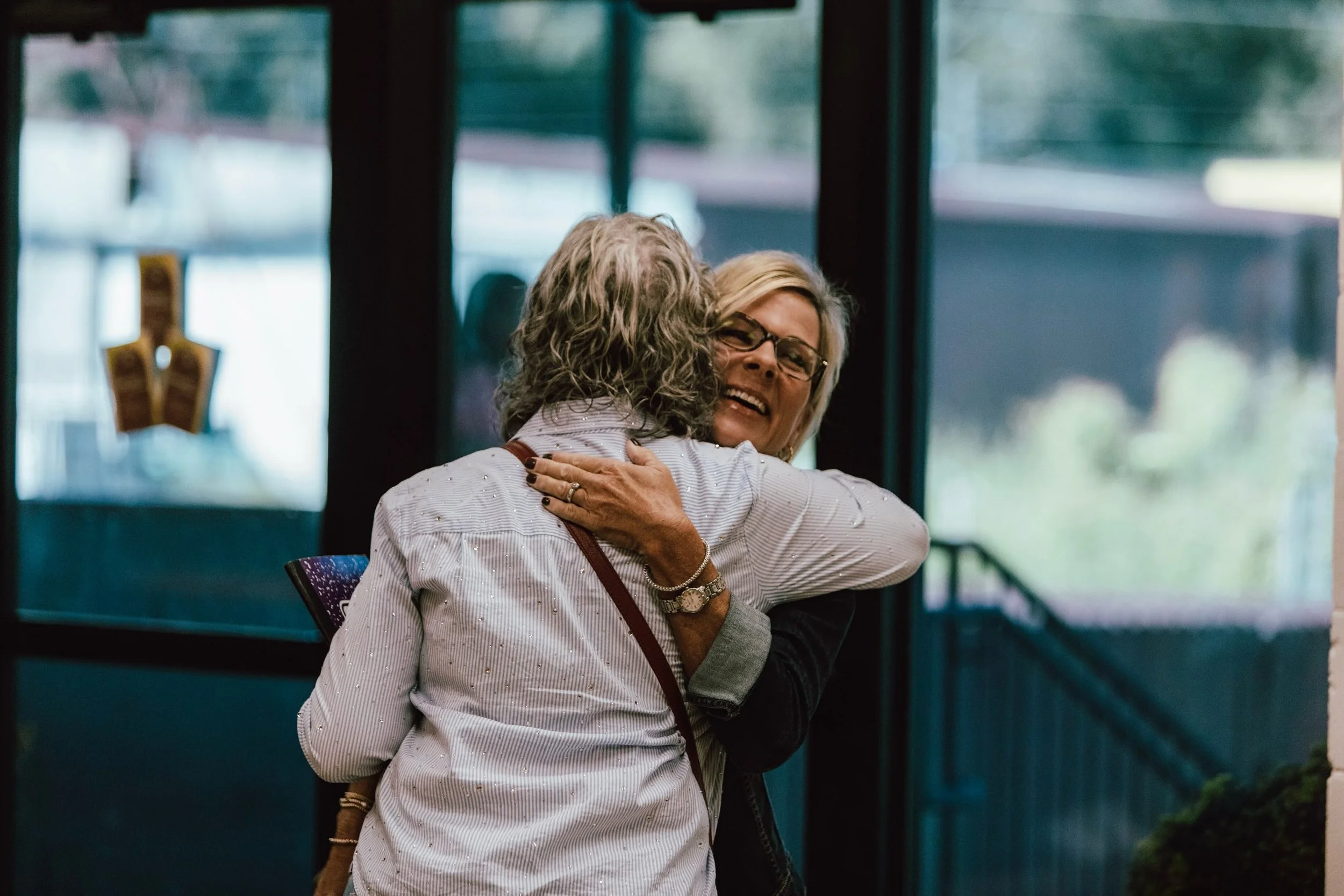 We are so grateful for our church family.🤍 What a gift it is to worship our King together! See you Sunday at 9A or 11A!