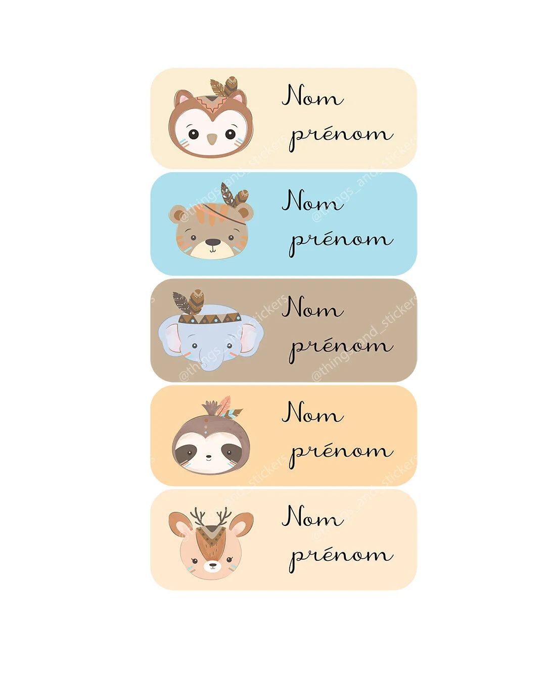 Etiquette-personnalisee-prenom-petits-indiens
