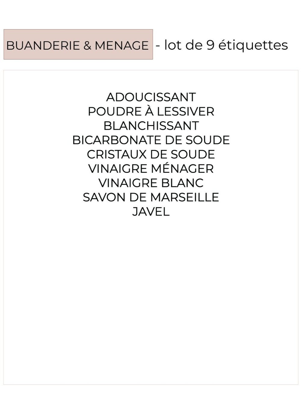 Awinker 130 Étiquettes Épices Français Autocollant pour Bocaux Pots  Étiquette Cuisine Bocaux (Rectangle)