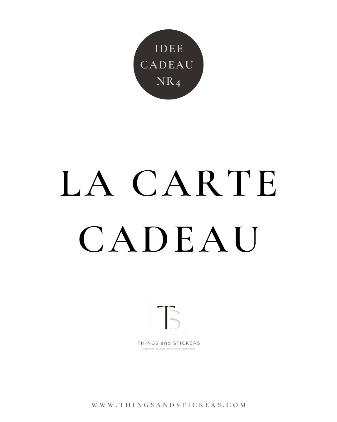 La carte cadeau