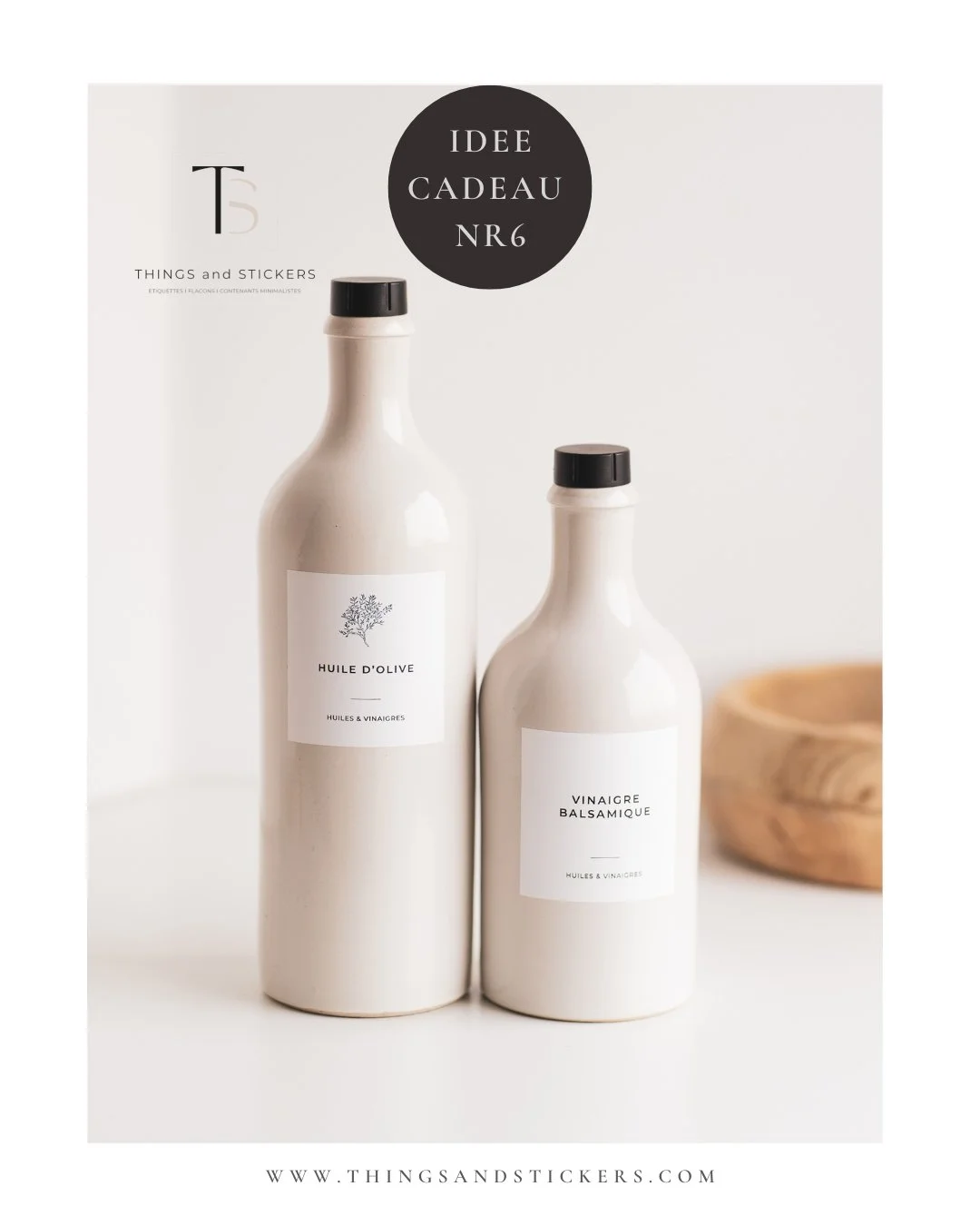 Bouteilles huile & vinaigre