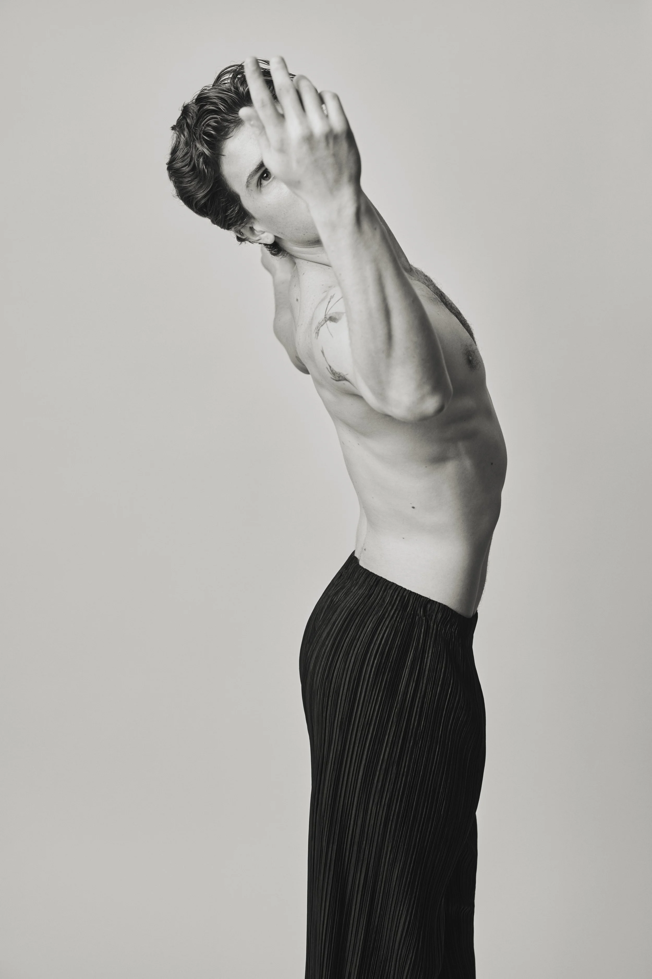 Dynamic portrait of dancer Ben Schwartz