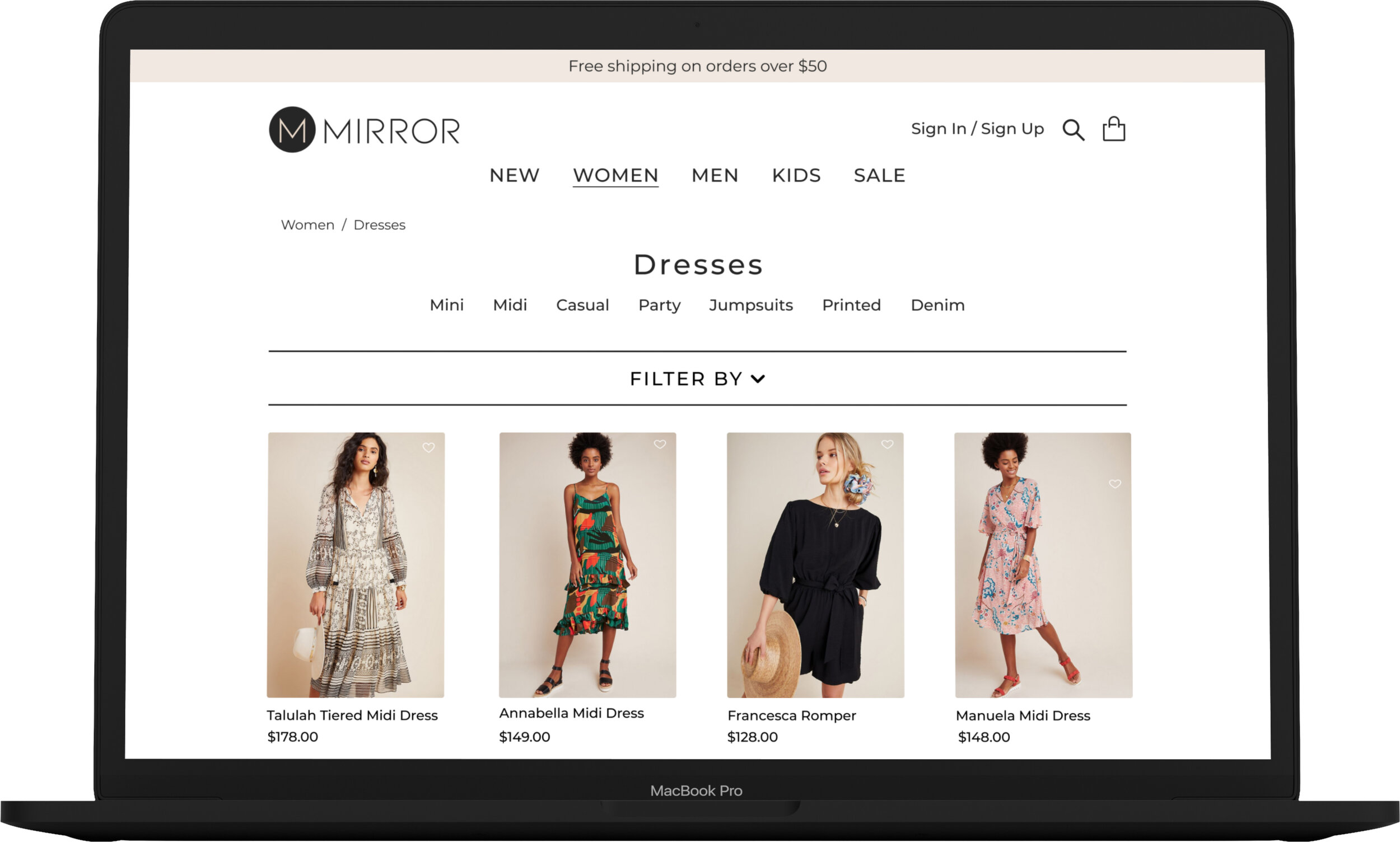 Product List Page