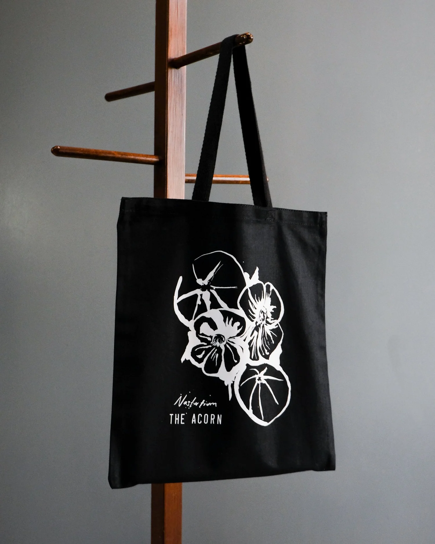 CafePress Acorn Print Canvas Tote Bag - Reusable Natural Shopping Bag, Two Sizes