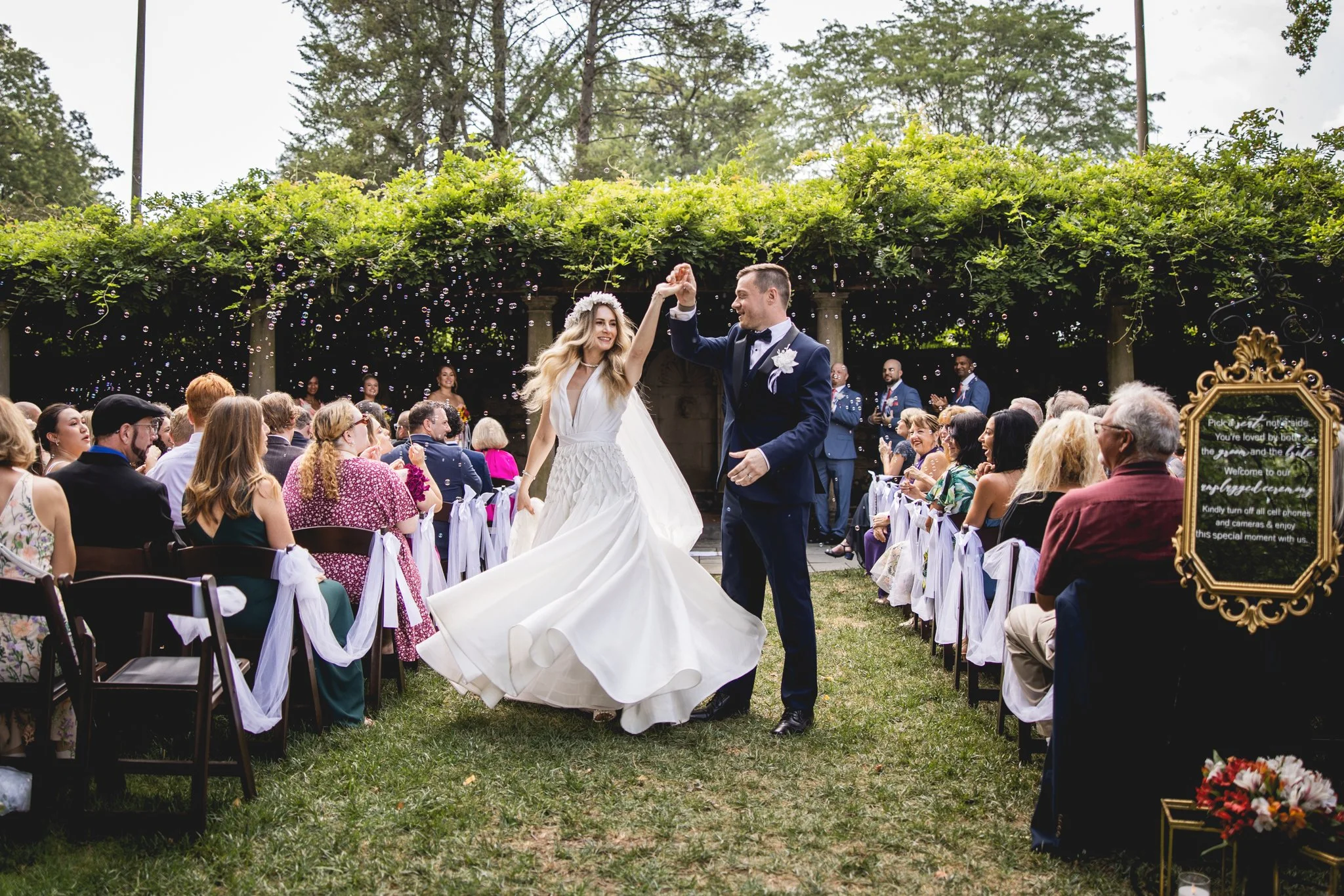 Wedding, Curtis Arboretum, Kayfield Photography, Newlyweds,