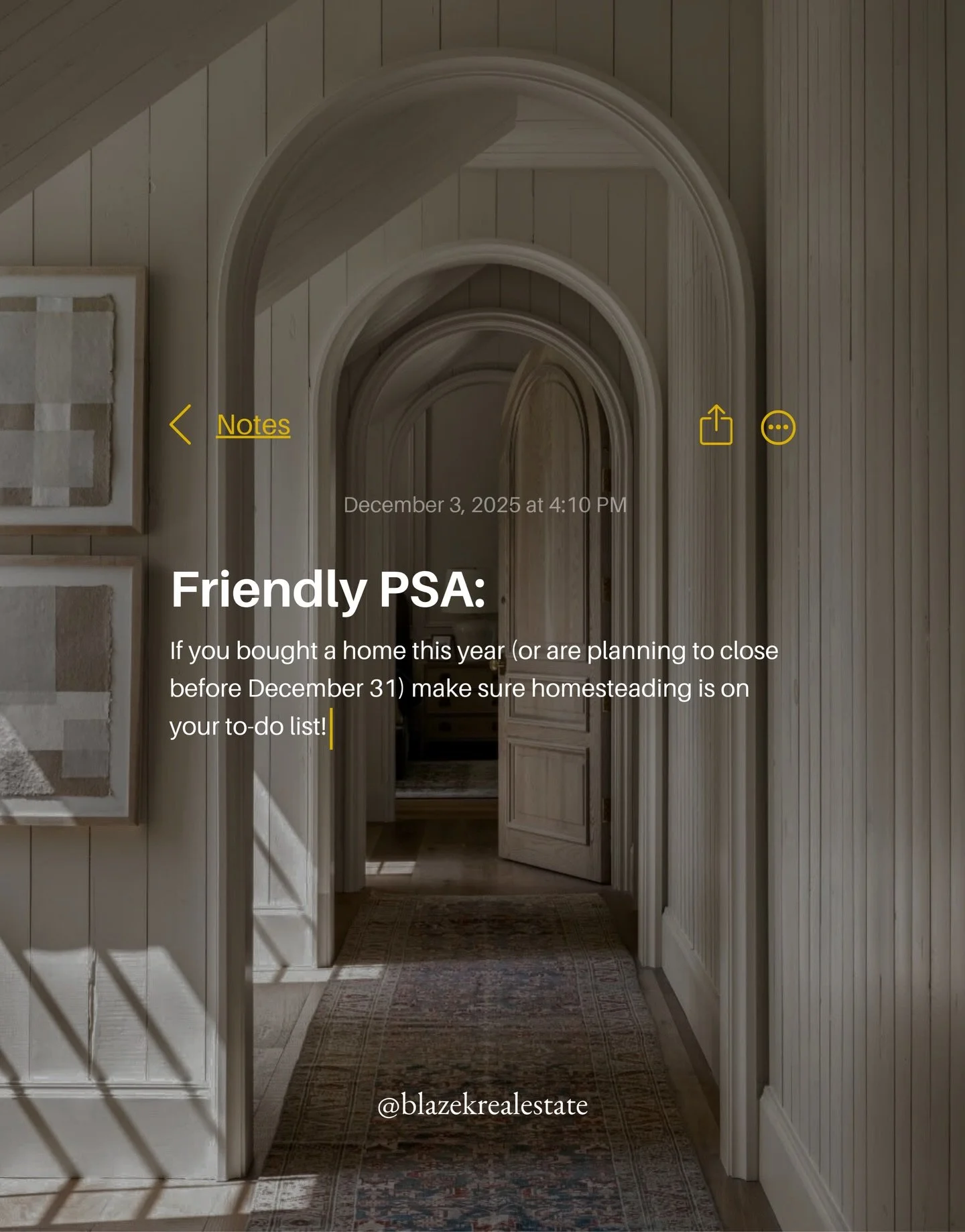 Here&rsquo;s your friendly homeowner PSA for the day ✨

Filing for Homestead Classification can reduce your property taxes, but you *must* submit the paperwork by December 31 to qualify! 

Not sure where to start? You can check out the MN Department 