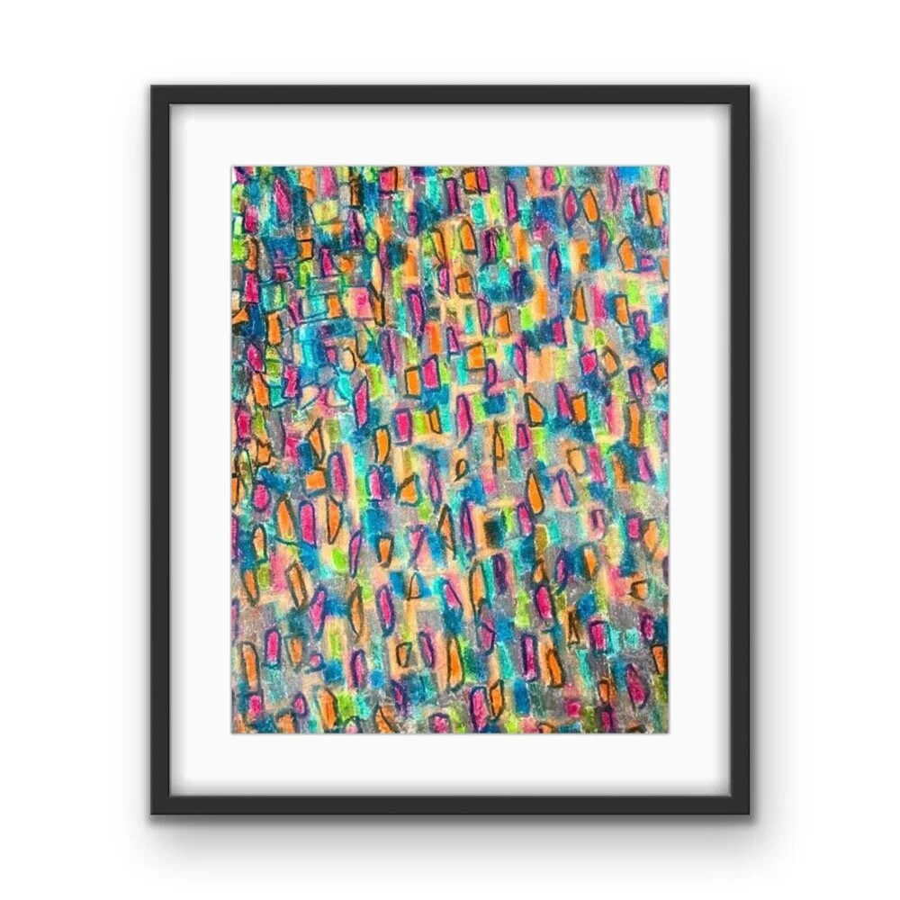 "Devil is in the Details" Original Hand Drawn Pastel on Paper 11Hx14Wx1.5D by Erin McGrath Rieke