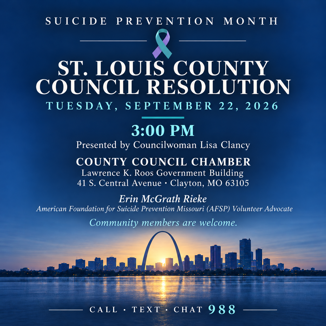 St. Louis County Council Resolution: Community Recognition