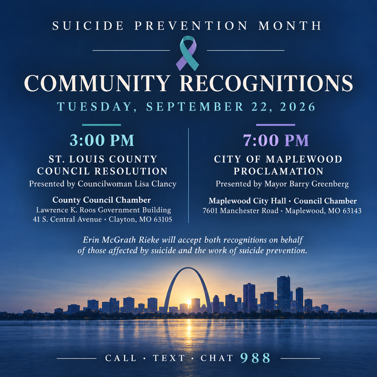 St. Louis County Council Resolution: Community Recognition
