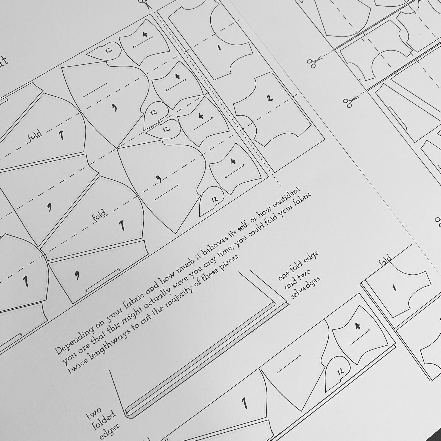 Making progress and working on cutting layouts today. So so many boxes to tick - and the list keeps growing! But we&rsquo;re getting through them 🤞

#indiepatterndesigner #indiesewingpatterns #independantdesigner #gothsewingpatterns #altsewingpatter