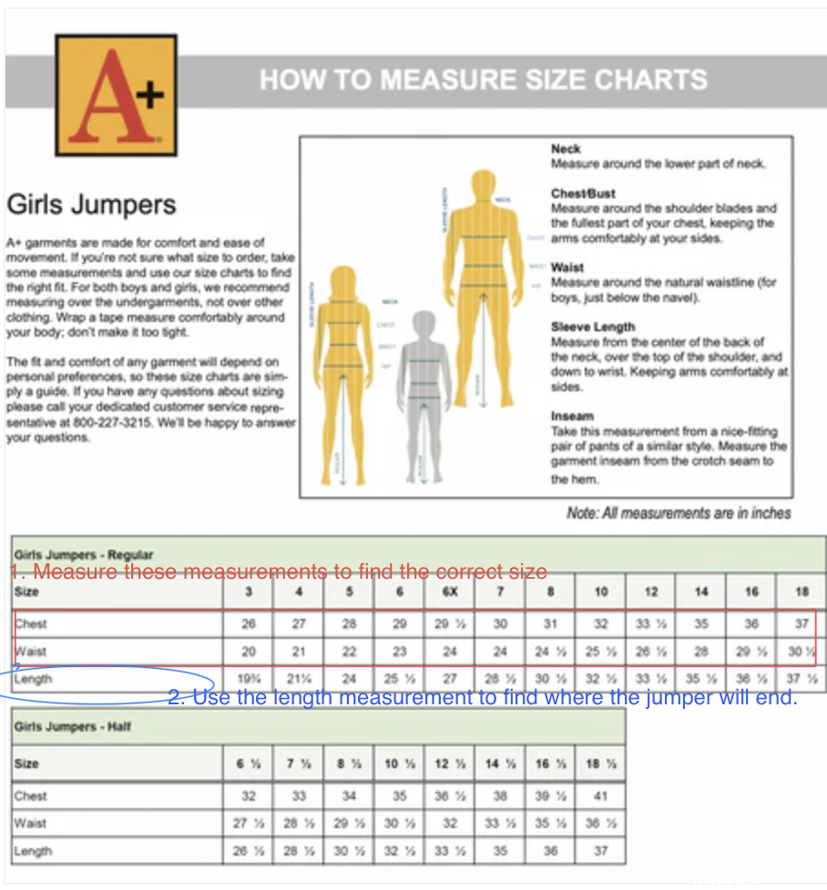 Jumper measurement process diagram